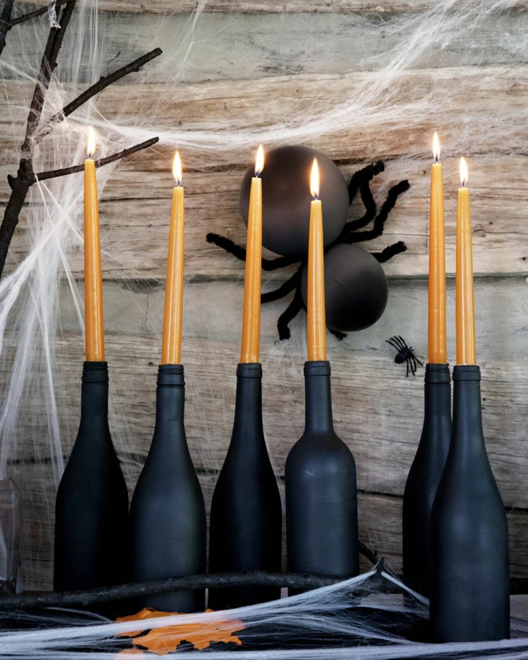 candele per centrotavola di halloween