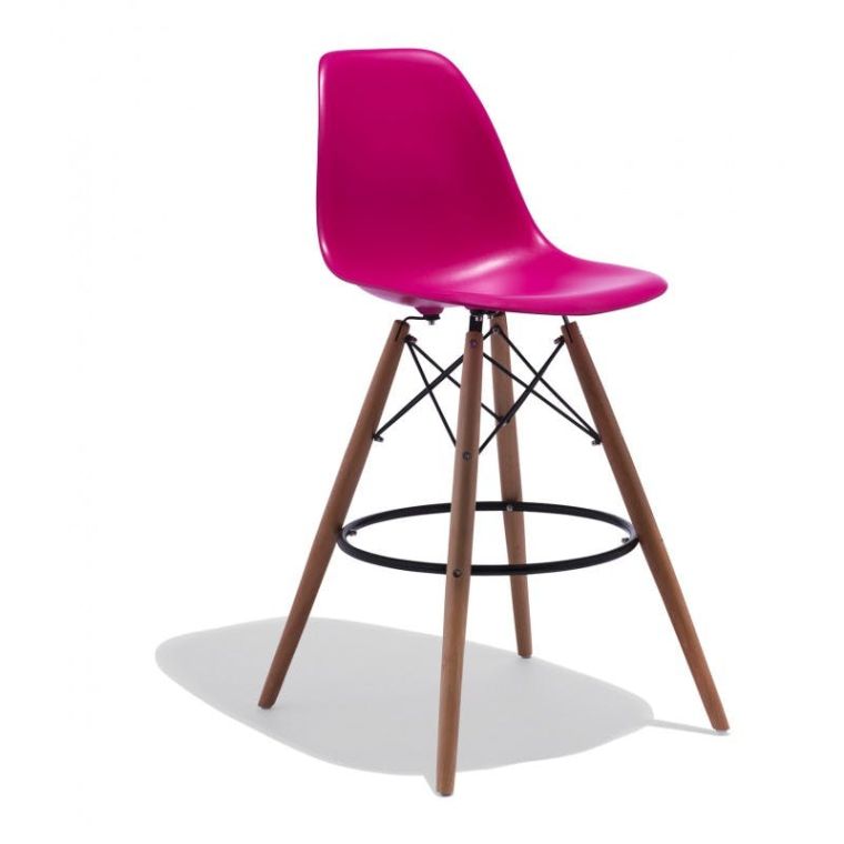 dizaino baro kėdės sėdynė-rožinė-moderni-deko-virtuvė