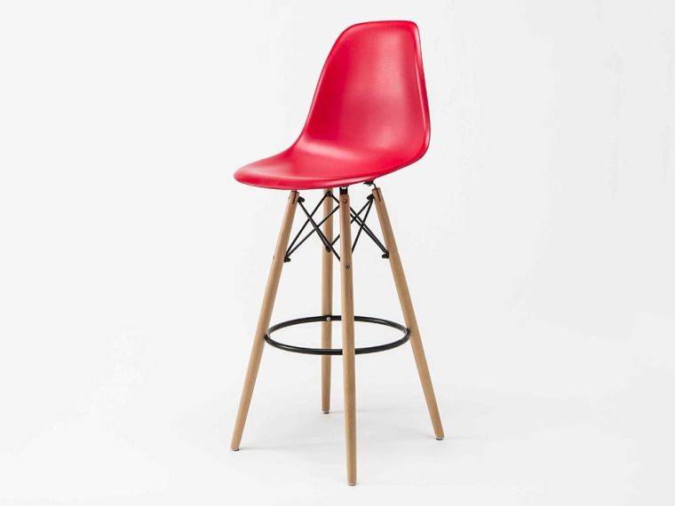 „eames“ skandinaviško stiliaus dizainerio baro kėdė