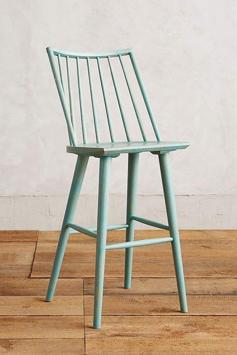 modernios virtuvės-taburetės dizaino baro kėdė