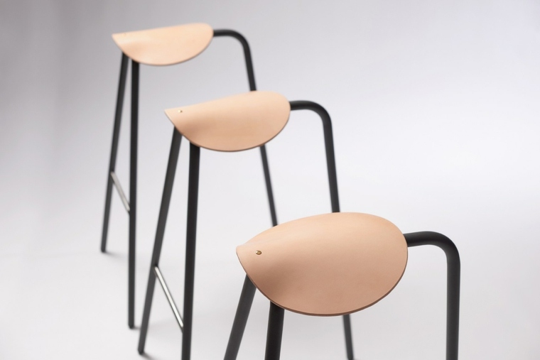 visoka kožna stolica-Jordi-Ribaudí-dizajn