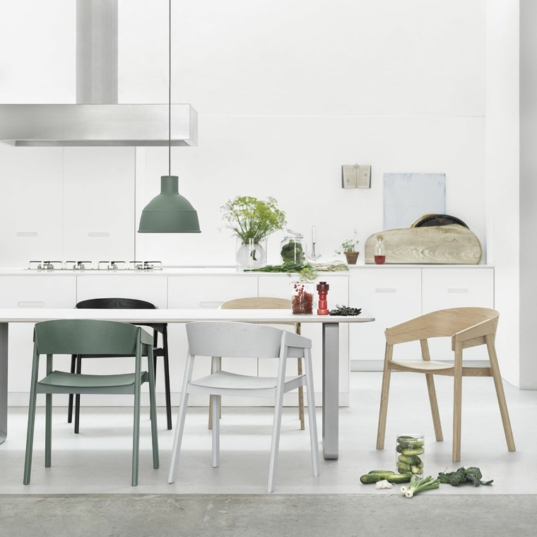 Skandinaviško kėdės įvaizdžio virtuvės šiaurietiško pakabinamo šviestuvo dizainas