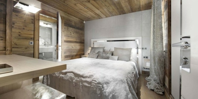 シャレーエデンの寝室の現代的なデザイン