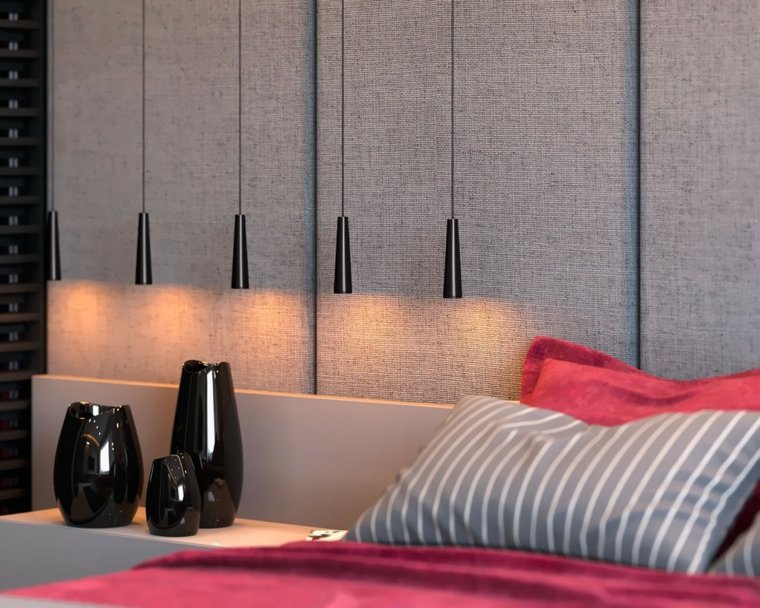 accessori per la decorazione della camera da letto per adulti nero grigio rosa