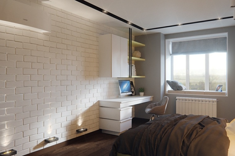 modern hálószobák fehér szürke bézs