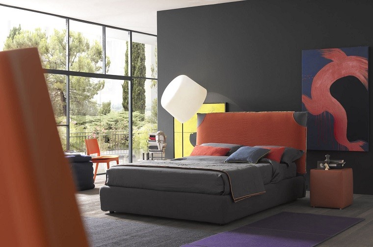 trendovi modernih boja spavaće sobe