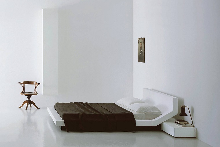 idee minimaliste per la camera da letto