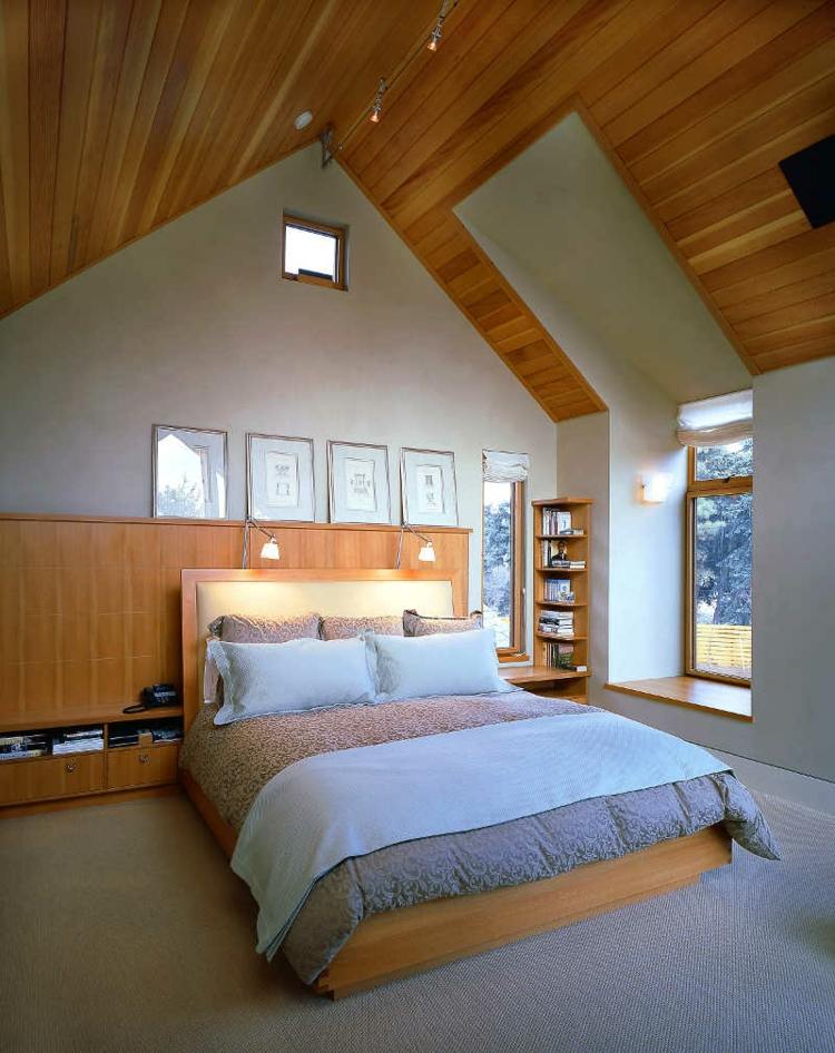 dizajn spavaće sobe u potkrovlju