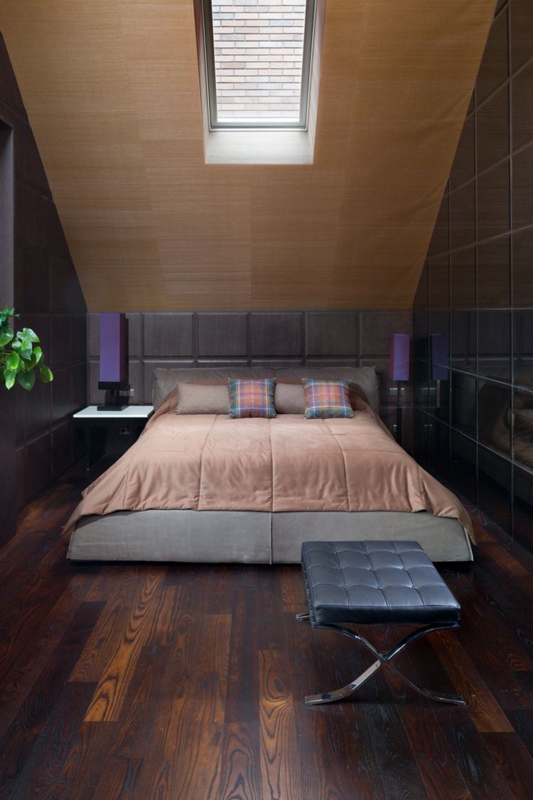 originalni dizajn spavaće sobe u potkrovlju