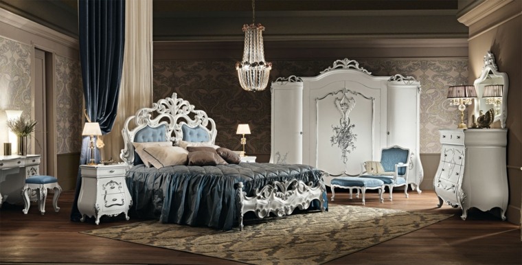 belle credenze barocche mobili bianchi camera da letto