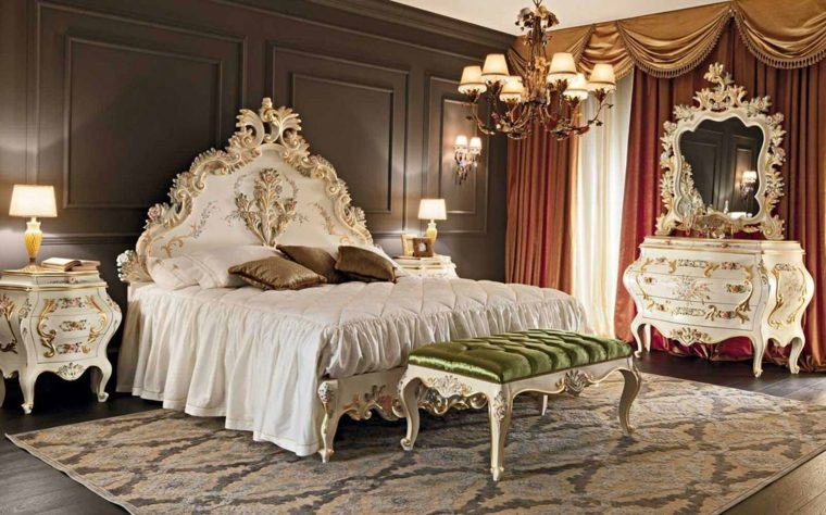 Idee per arredare la camera da letto in stile barocco
