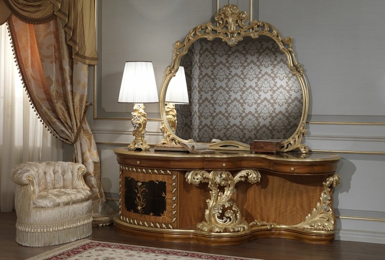 Idee di decorazione barocca mobili camera da letto poltrone imbottite
