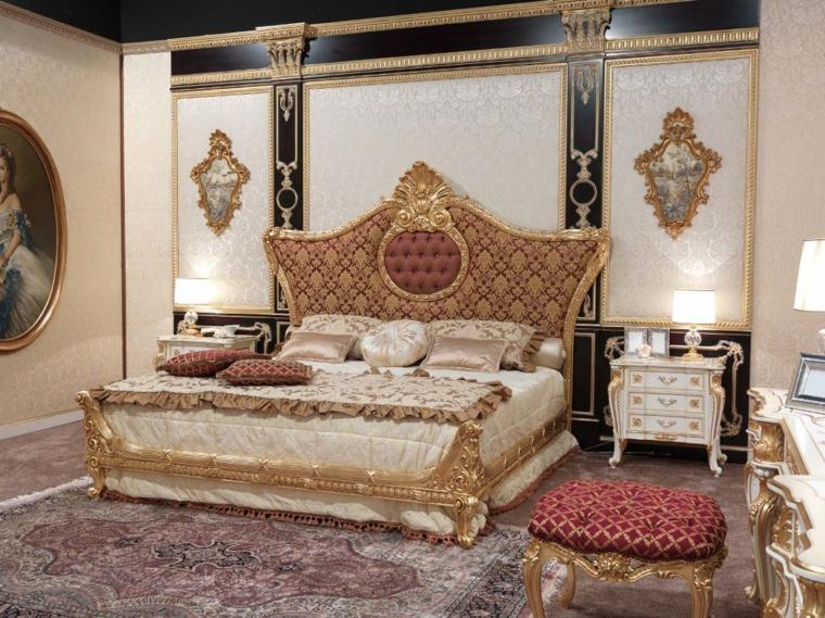 Idee per mobili in oro per camera da letto barocca