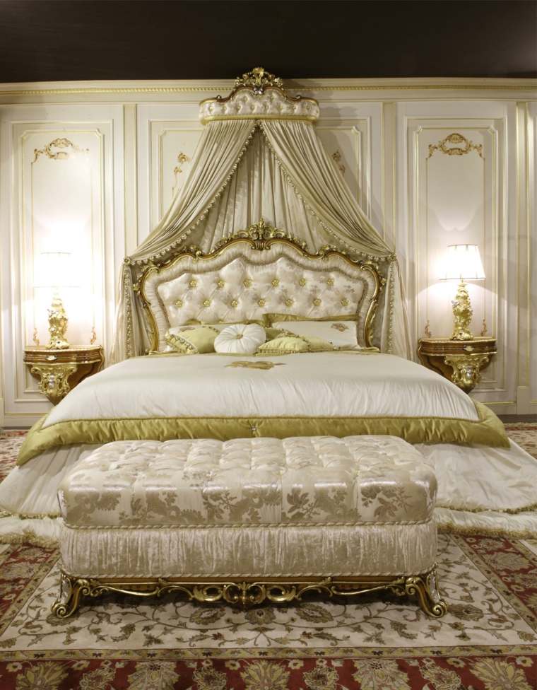 Idee per decorare la camera da letto matrimoniale in stile barocco