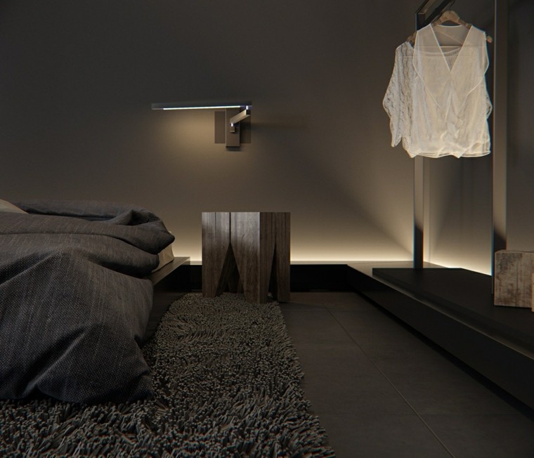 grigio interni camere da letto tappeto camera da letto lampada cabina armadio ripostiglio