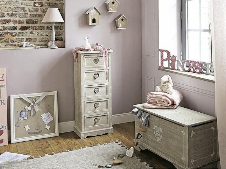 moderna shabby chic spavaća soba