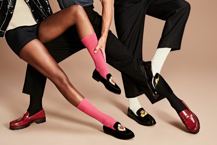 ルブタンの靴の男パリのスタイル-カジュアル-ラペロウザ-パテント-レザー-ブラック-ゴールド-刺繍-ジュエリー