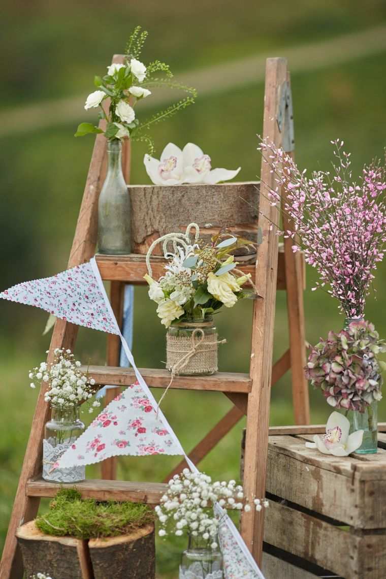 はしご-diy-deco-recup-idee-mariage