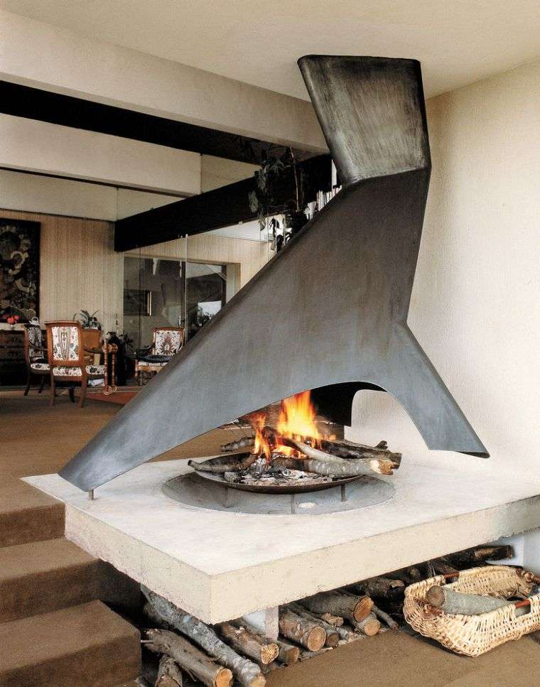 ぶら下げ-暖炉-オリジナル-装飾-金属-ブレイザー-デザイン