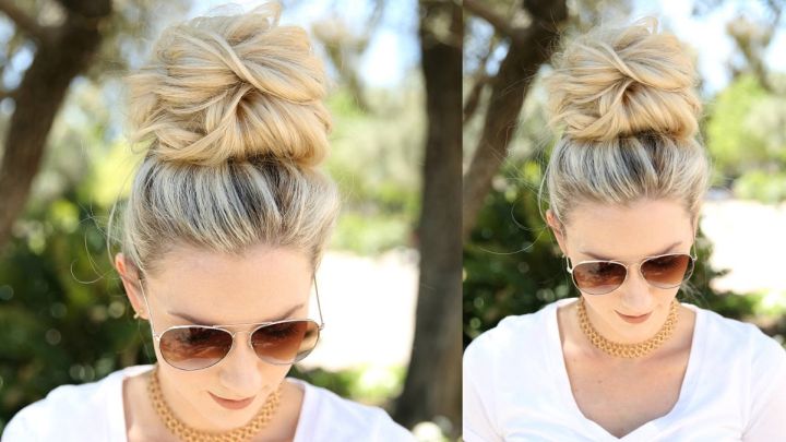 idee per chignon per capelli lunghi