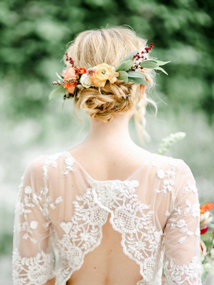 acconciatura da sposa boho