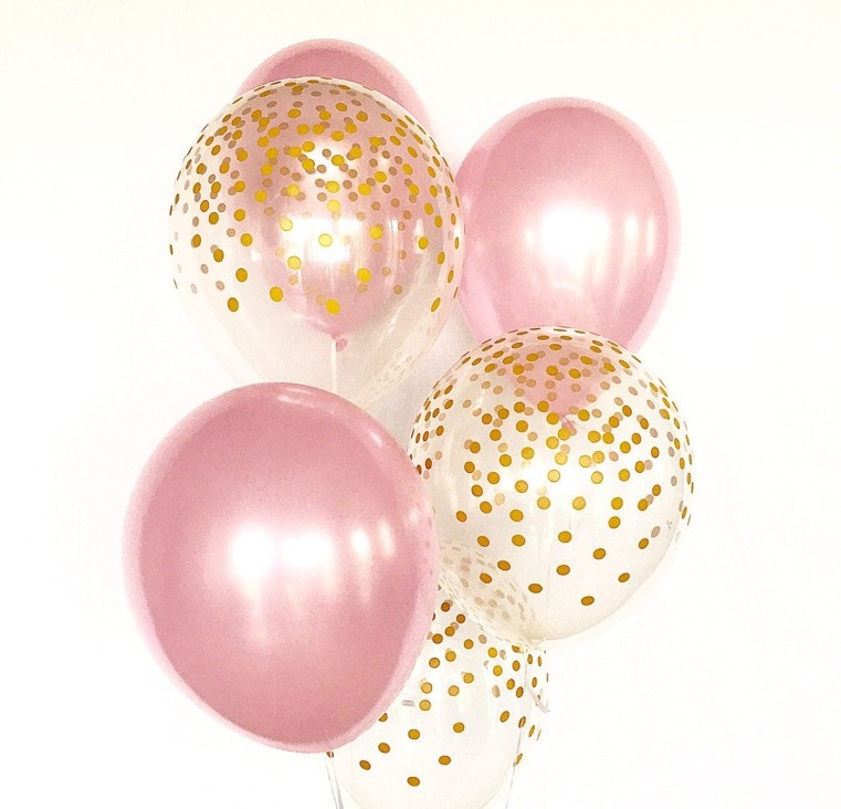 -girl-pink-balloonsのバースデーケーキ
