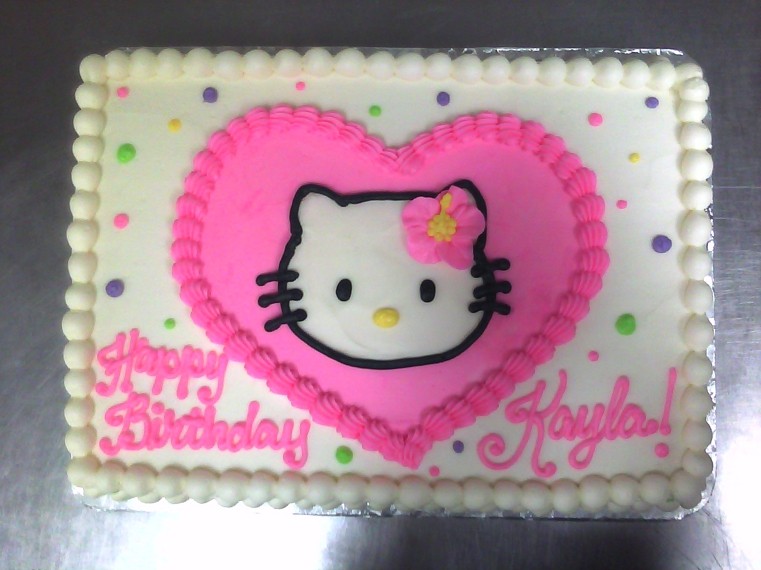 ハローキティ-誕生日ケーキ