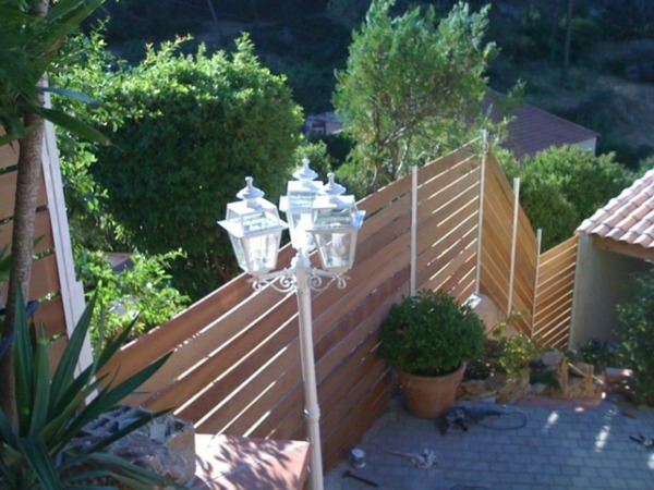 Vrtna ograda s kosinom IEAF