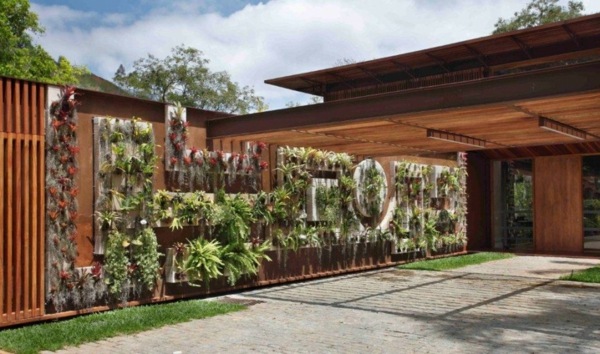 növény dekorációs fa panelek