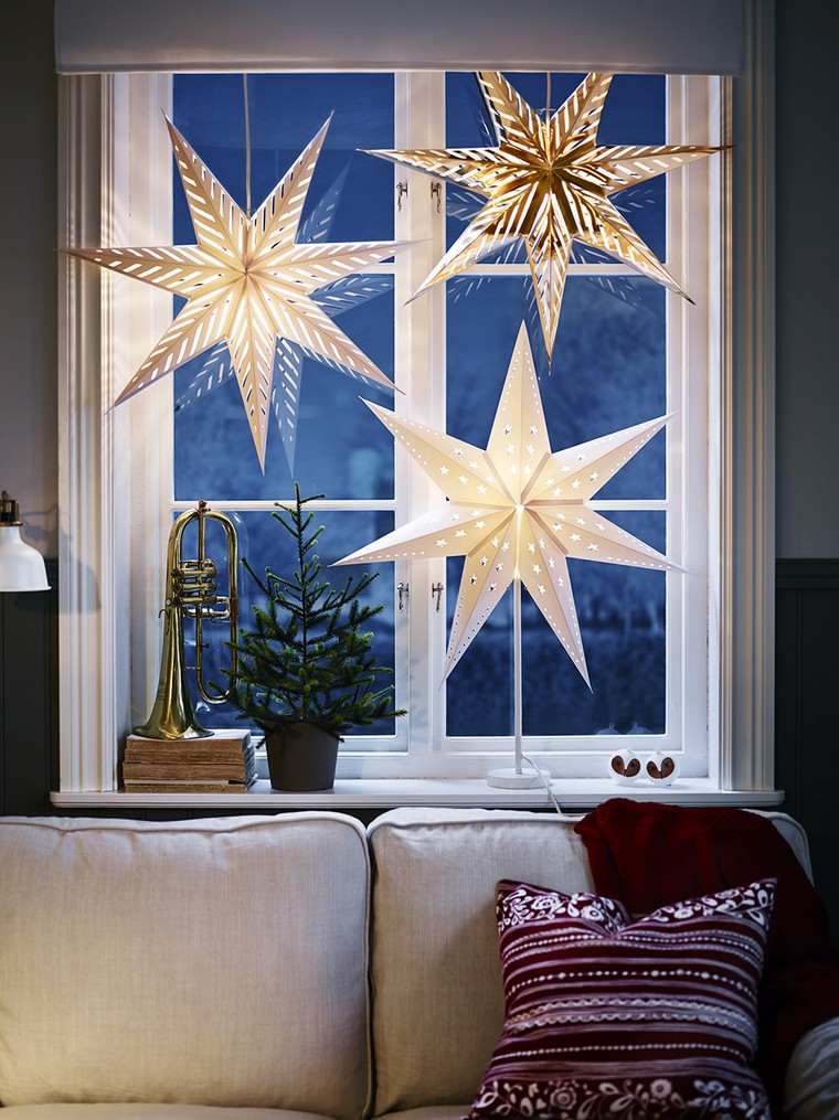 idea di illuminazione natalizia stella idea di illuminazione ikea acquista