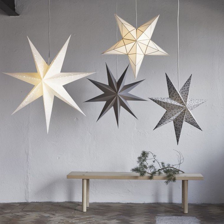 soffusa idea di illuminazione natalizia lampada a sospensione con paralume a stella