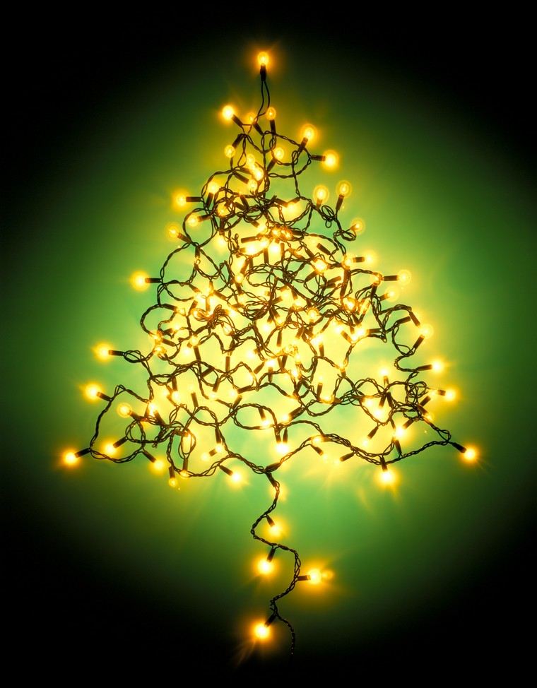 Idea di illuminazione natalizia ghirlanda luminosa Decorazione natalizia