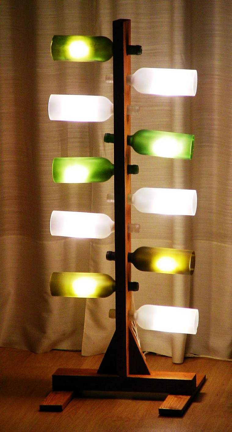 ötletek-palackok-regenerált-terasz-világítás