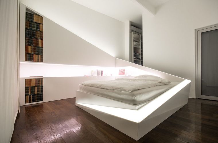 idee di illuminazione a led indiretta idee di decorazione della camera da letto moderna