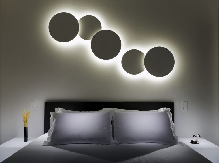 apparecchio da parete illuminazione ambiente camera da letto principale deco