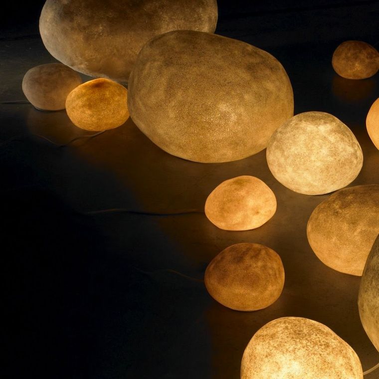 idea di illuminazione indiretta moderna lampada d'atmosfera decorazione zen