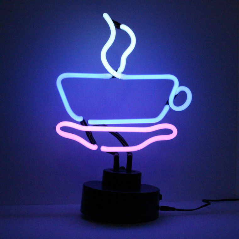 idea deco contatore lampada al neon