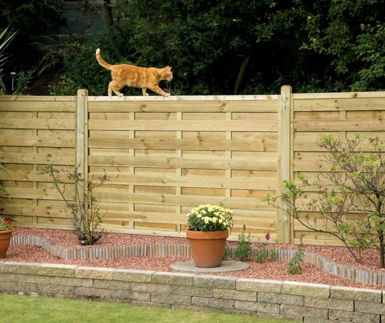 pannelli di recinzione da giardino in legno