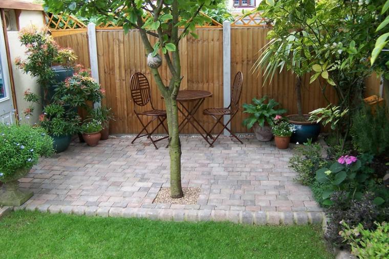 recinzioni palizzate in legno piccoli mobili da giardino
