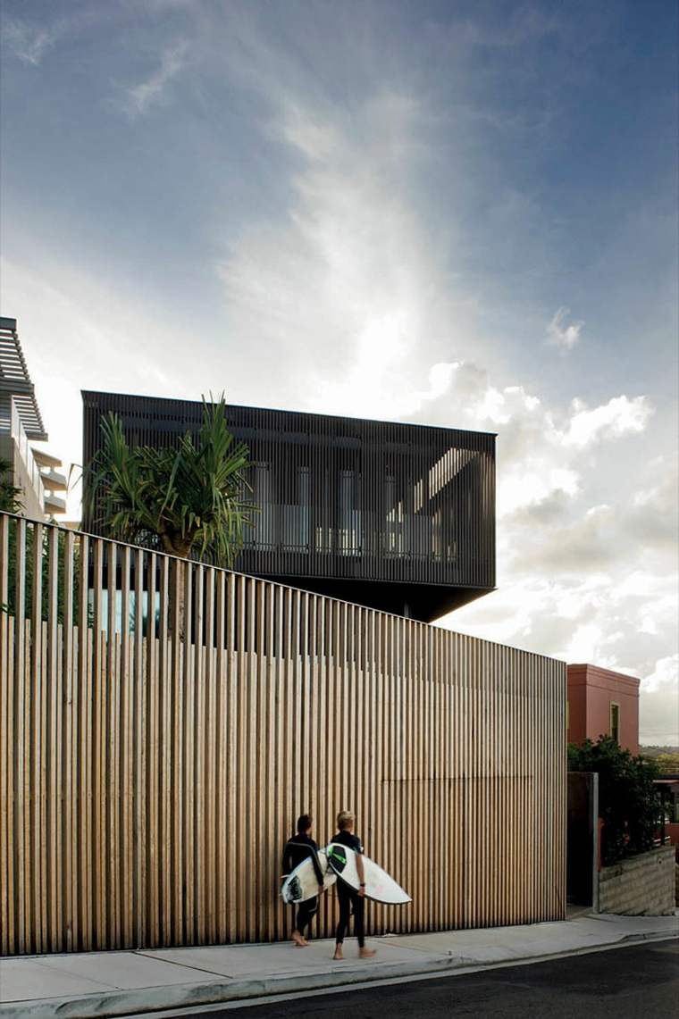 modern design ház kerítések
