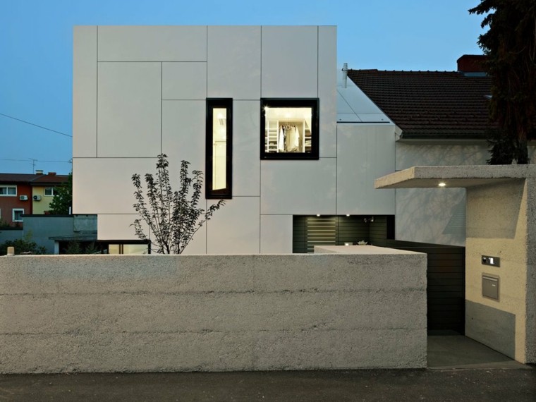 Beton kerítés deco ház