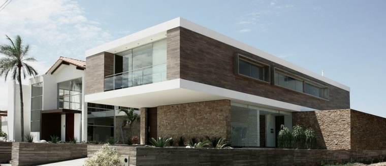 modern ház építész tervező kerítés