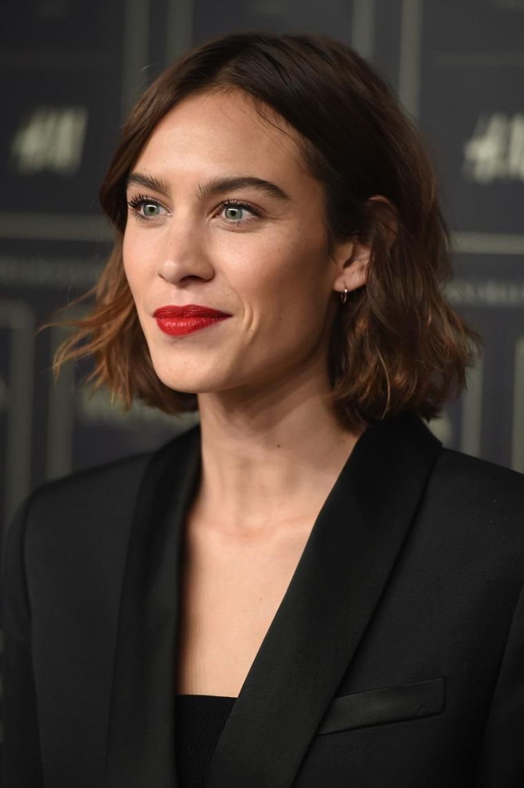 Alexa Chung modern hajvágása