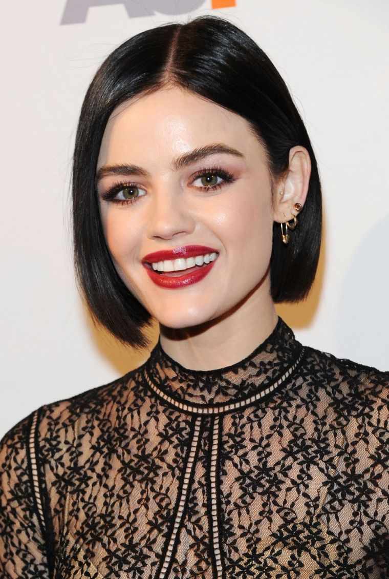 che acconciatura è Lucy Hale