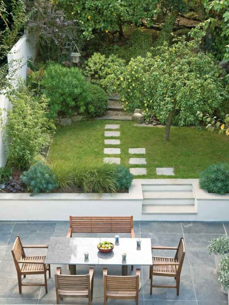 terrazzo giardino esterno soggiorno moderno