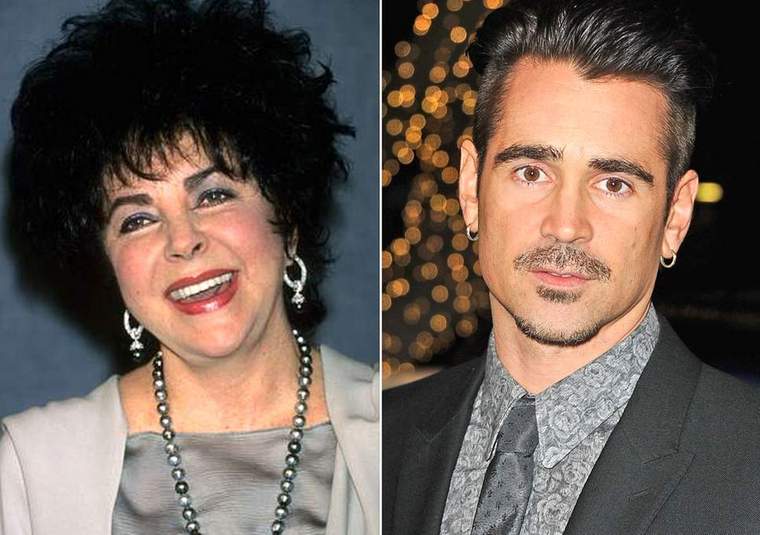 Colin Farrell Elizabeth Taylor adora