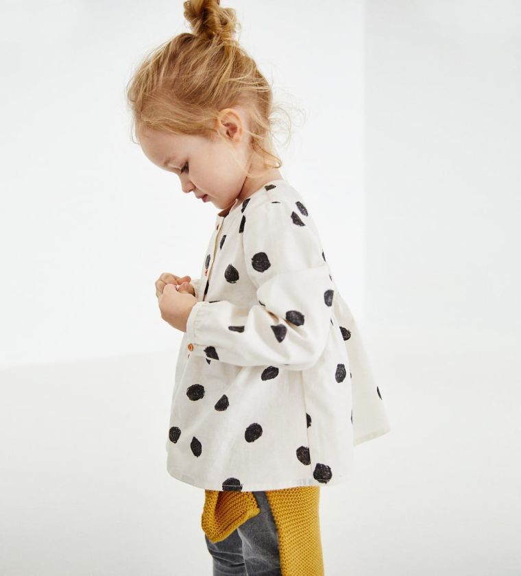 vestito-tunica-a-pois-bianco-e-nero-bambino