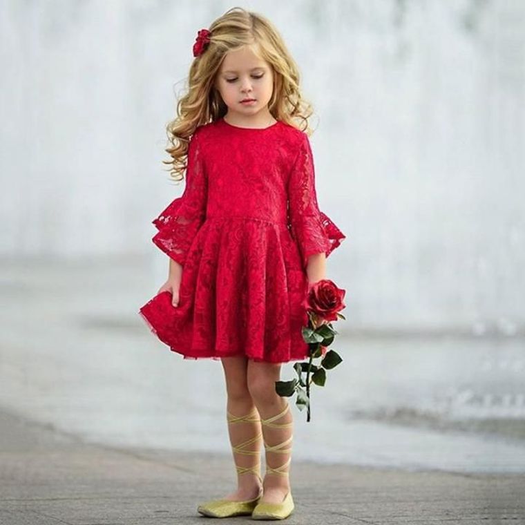 dress-child-red-2018-model