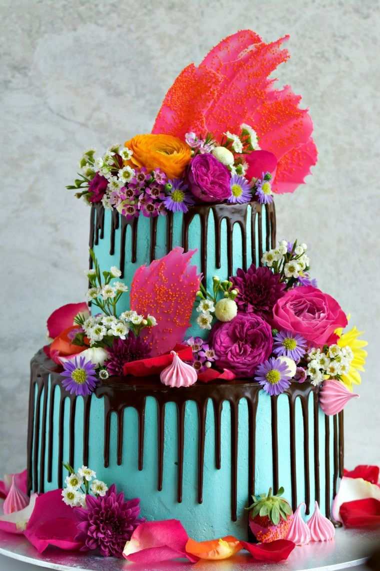 bohemian-chic-wedding-cake-idee-deco