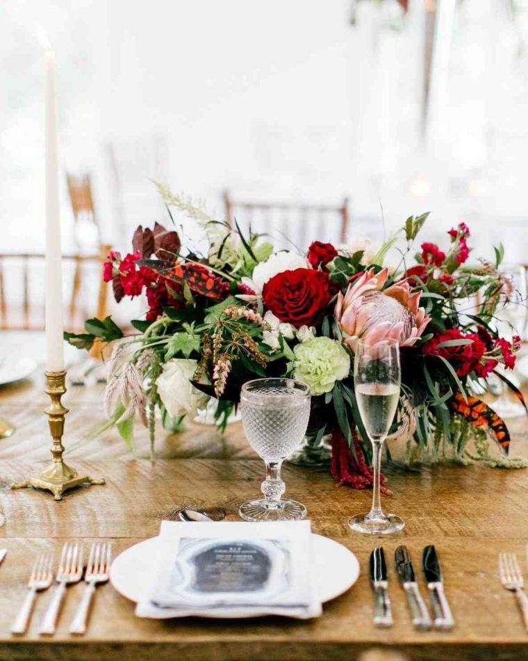 gėlės-deko-vestuvių stiliaus-boho-prašmatnus idėjų stalas